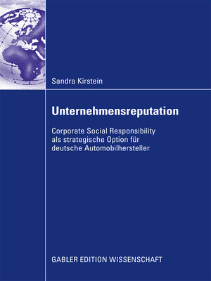 cover image of Unternehmensreputation